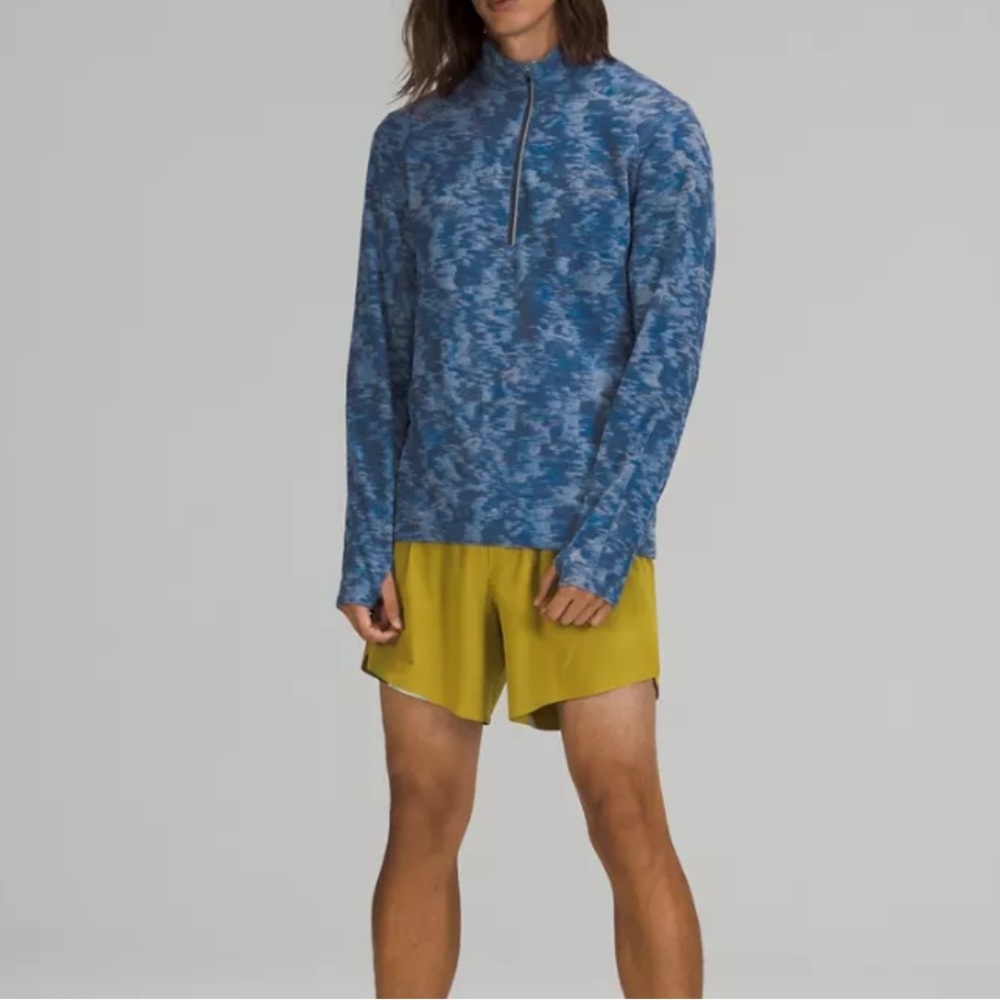 Lululemon Surge Warm Half Zip Running Hiking Outdoors Sweat Wicking Run